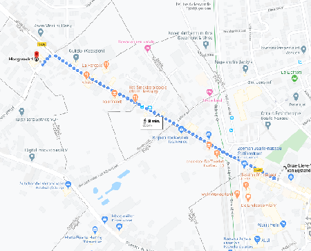 Glazenwasserij Rinie routebeschrijving